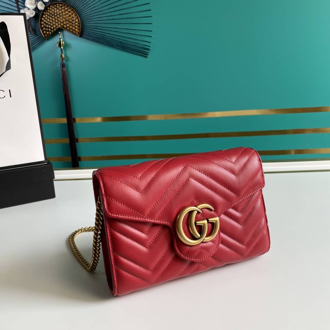 Gucci Marmont GG Matelassé Mini Bag Replica 474575 - DEEPREPS