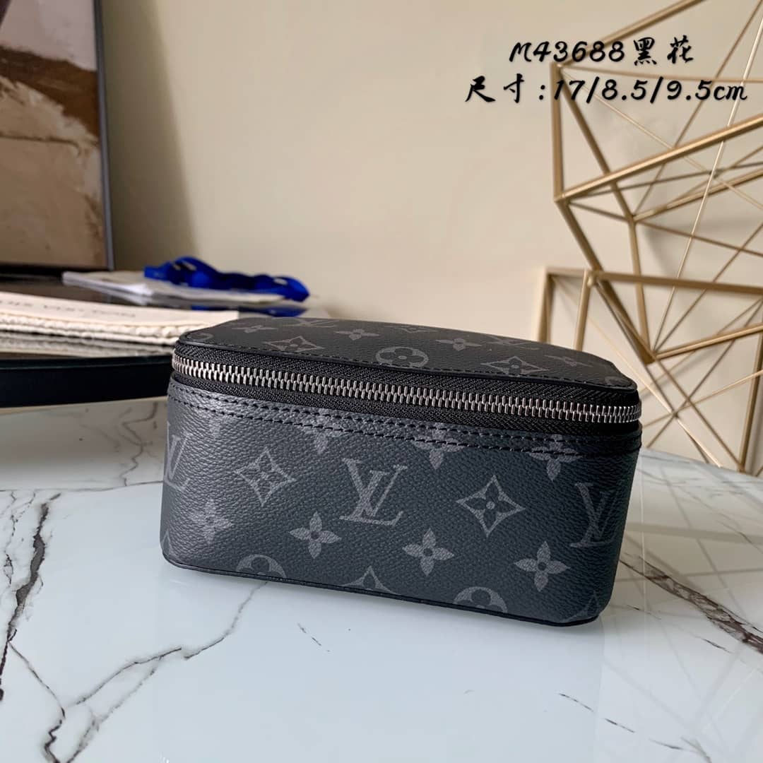 Louis Vuitton Packing Cube PM Monogram Canvas Replica Bag Black M43688 - DEEPREPS