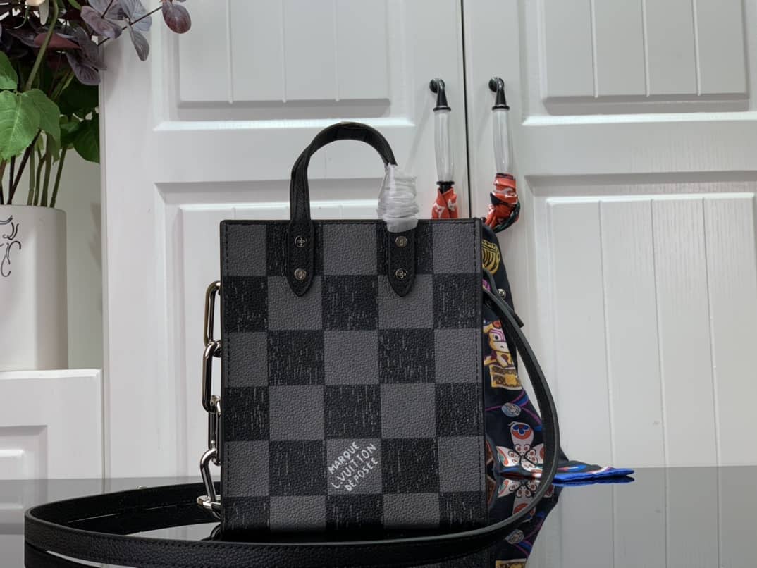Louis Vuitton Damier Checkerboard Pattern Sac Plat XS Bag Replica N60495 - DEEPREPS