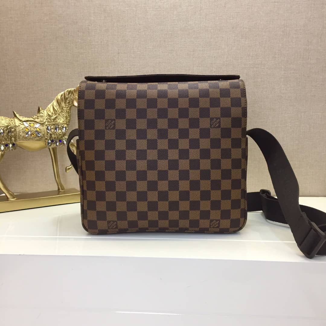 Louis Vuitton Naviglio Leather Shoulder Bag Replica N45255 - DEEPREPS