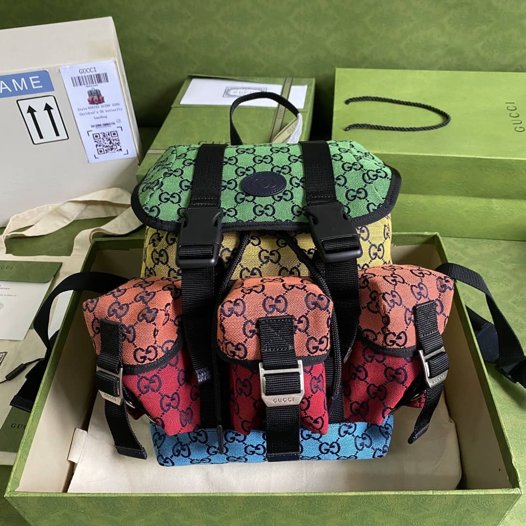 Gucci Off The Grind Multicolor Backpack Replica 658783 - DEEPREPS