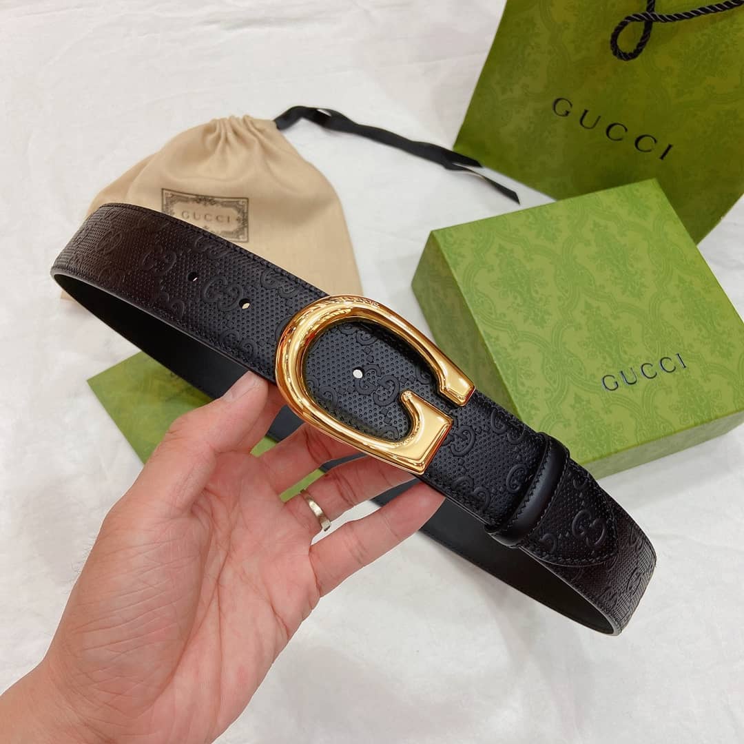 7 Star Gucci Leather Belt 40mm - DEEPREPS