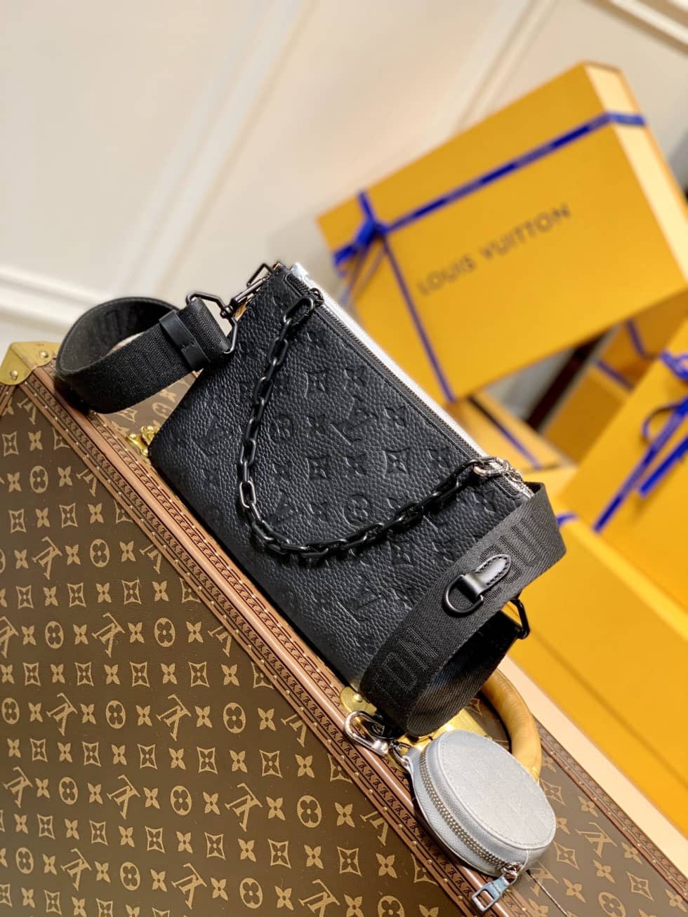 Louis Vuitton Trio Pouch Glitter Silver M59682 Replica - DEEPREPS