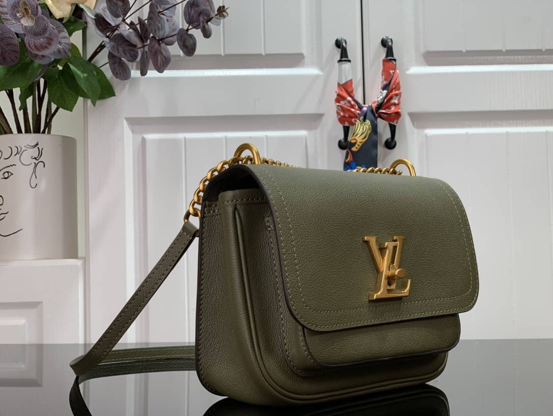 Louis Vuitton Lockme Chain PM Replica Handbag Green M57073 - DEEPREPS
