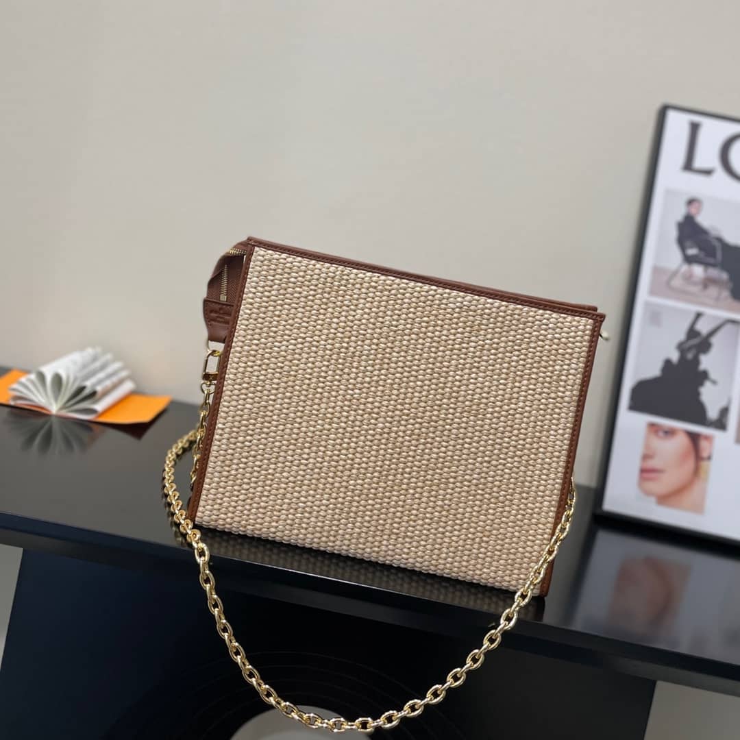 Louis Vuitton Toiletry Pouch on Chain Circle Logo M81366 Replica - DEEPREPS