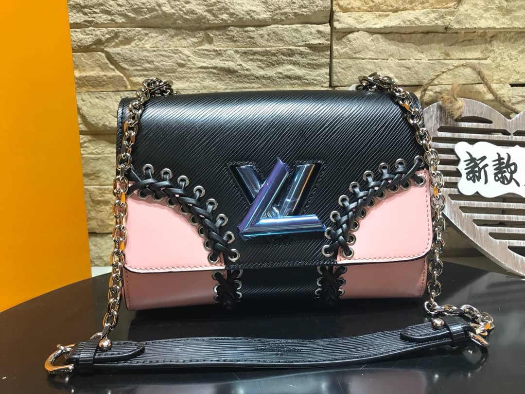 Louis Vuitton Replica Twist MM Epi Leather Bag Pink - DEEPREPS