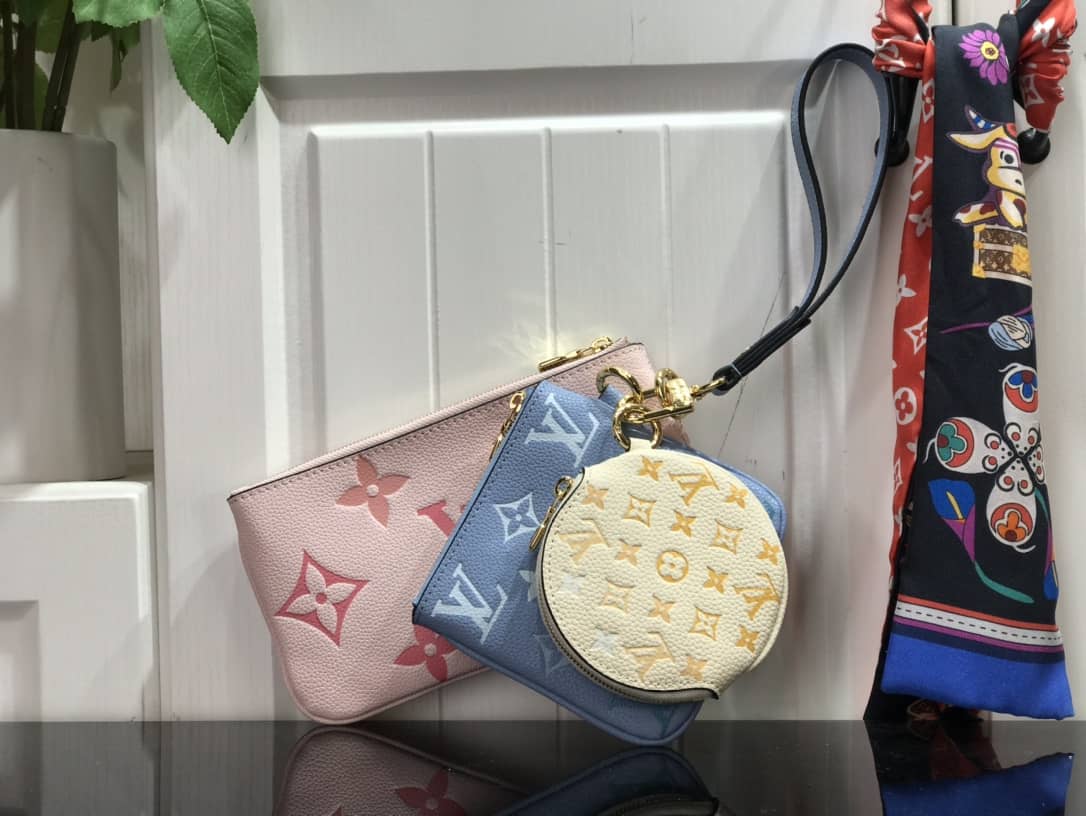 Louis Vuitton Trio Pouch Monogram Empreinte Replica M80407 - DEEPREPS