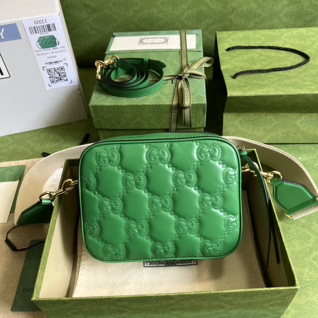 Gucci GG Matelassé Leather Shoulder Crossbody Handbag 702234 Replica - DEEPREPS