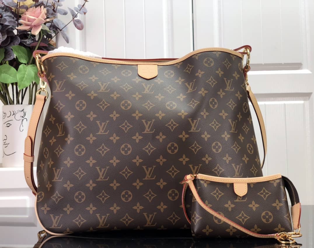 Louis Vuitton Delightful Monogram Tote Replica Brown M40353 - DEEPREPS