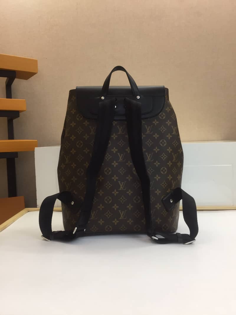 Louis Vuitton Palk Monogram Macassar Canvas Replica Backpack M40637 - DEEPREPS