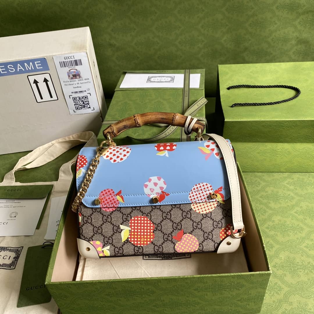 Gucci Padlock Small Bamboo Shoulder Bag Replica 603221 - DEEPREPS