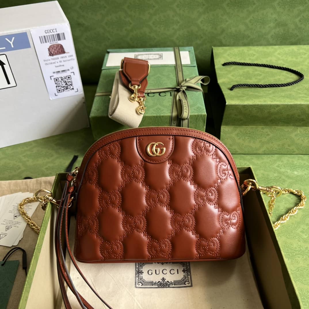 Gucci GG Matelassé Leather Mini 702229 Replica Shoulder Bag - DEEPREPS