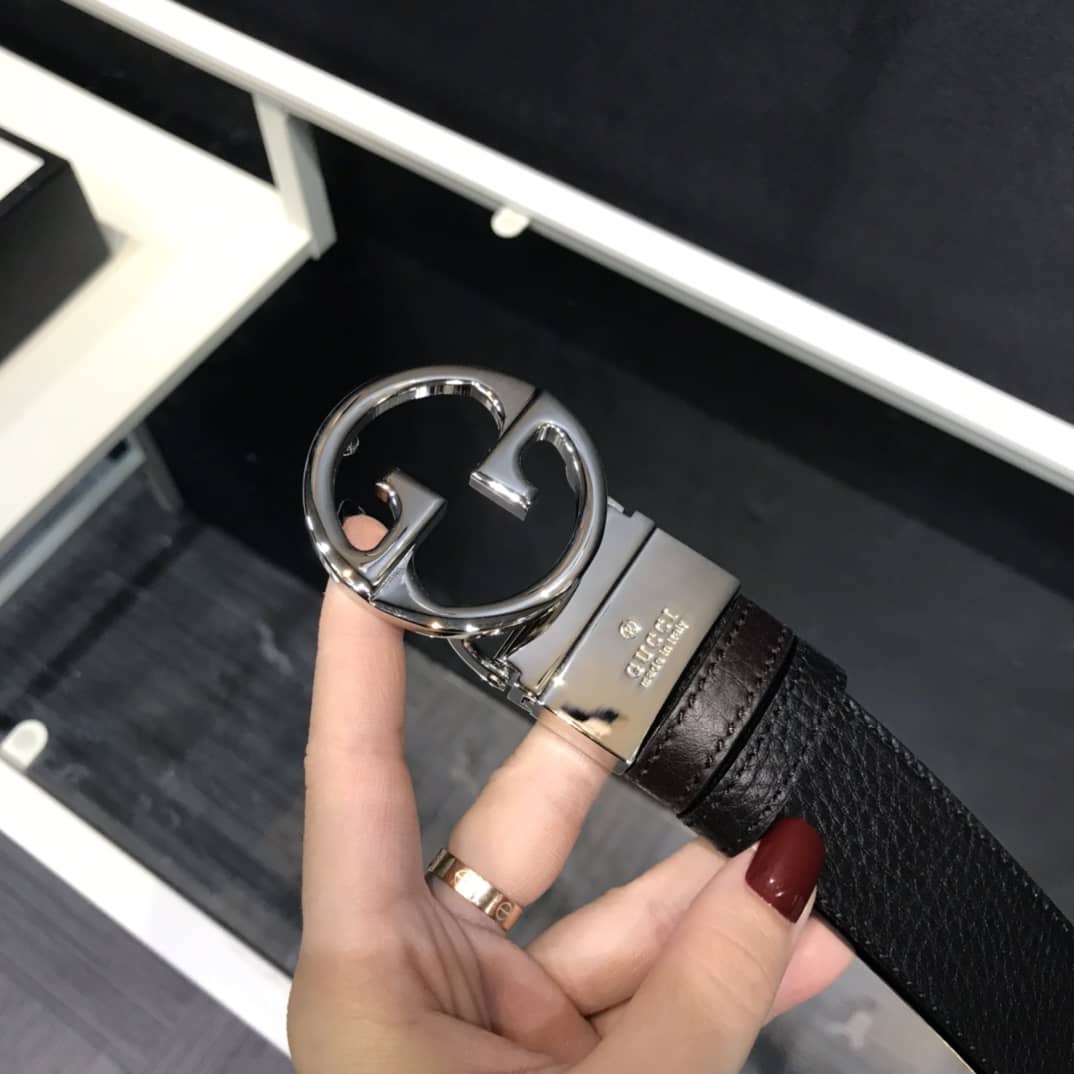 Replica Gucci Buckle Belt 37mm - DEEPREPS
