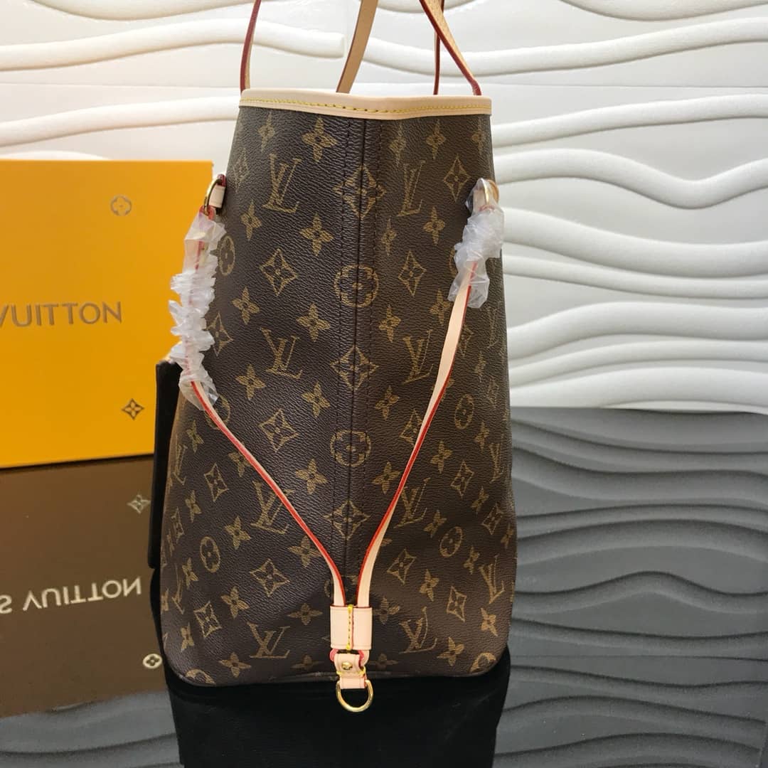 Louis Vuitton Neverfull Dupe Monogram GM Shoulder Bag Replica Pink M40990 - DEEPREPS