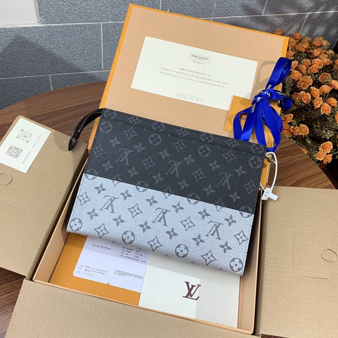 Louis Vuitton Monogram Split Pochette Voyage MM M63039 Replica - DEEPREPS