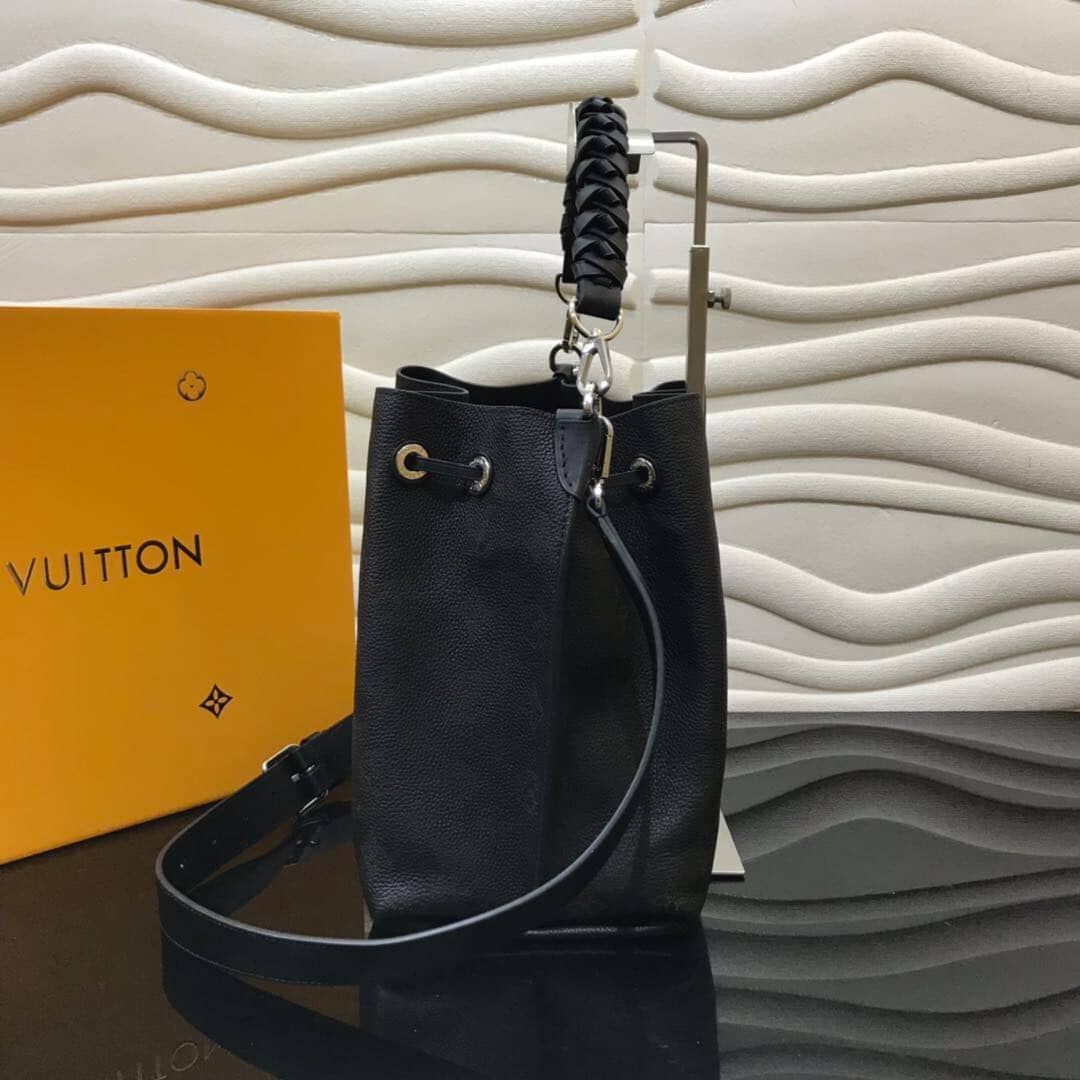 Louis Vuitton Mahina Muria Replica Handbag Black M55801 - DEEPREPS