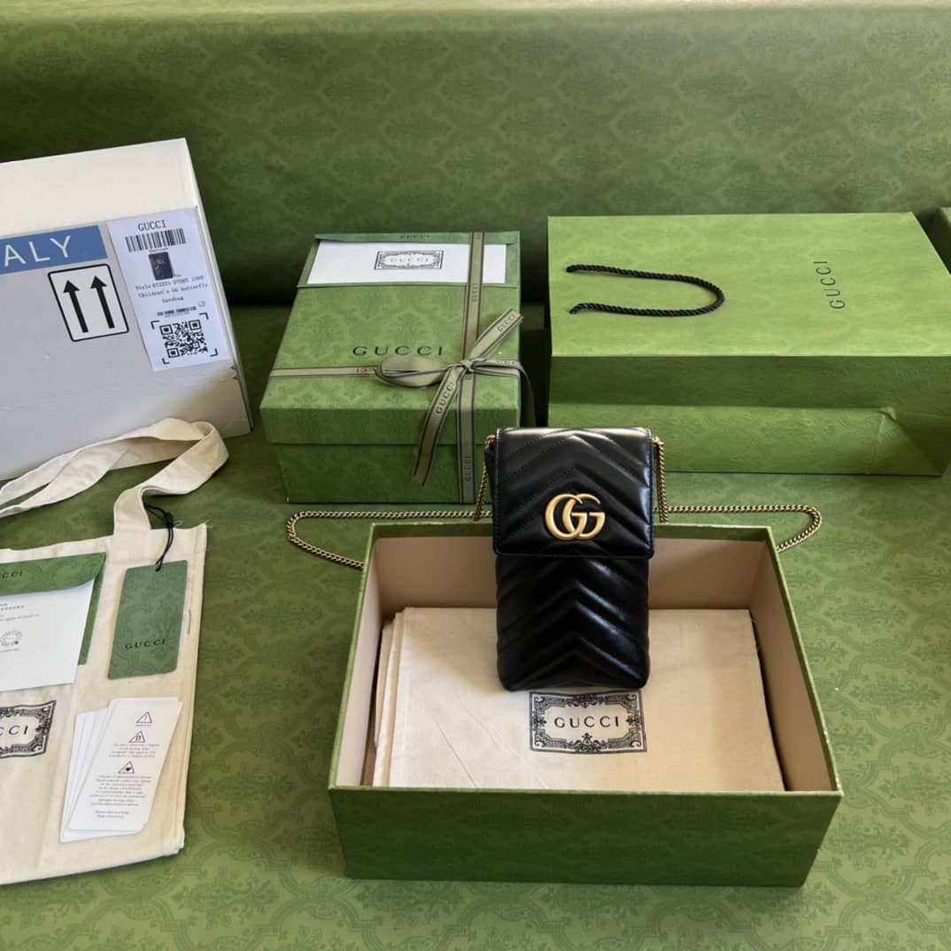 Gucci GG Marmont Matelassé Mini Bag Replica 672251 - DEEPREPS