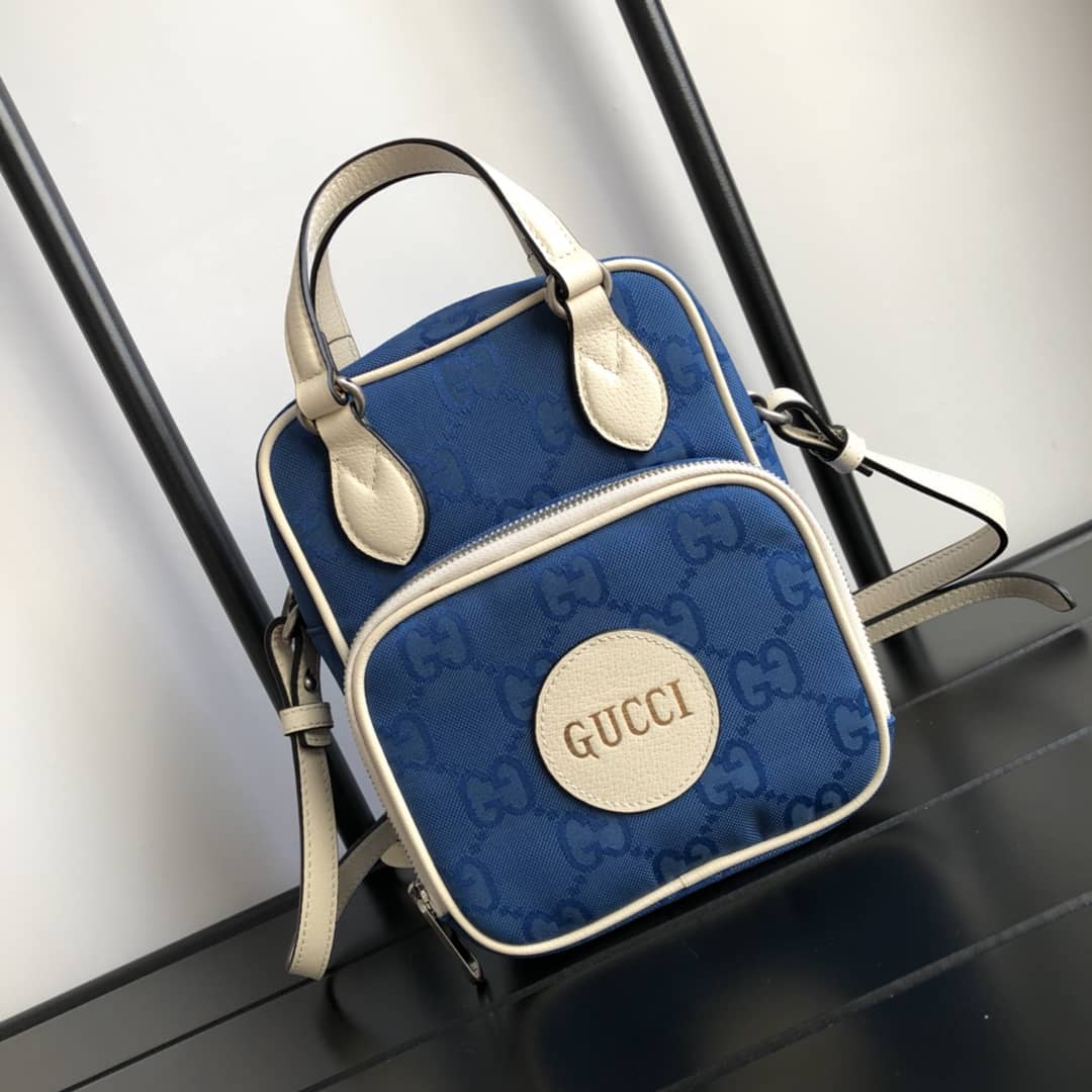 Gucci Off The Grid Crossbody Bag Replica Blue 625850 - DEEPREPS