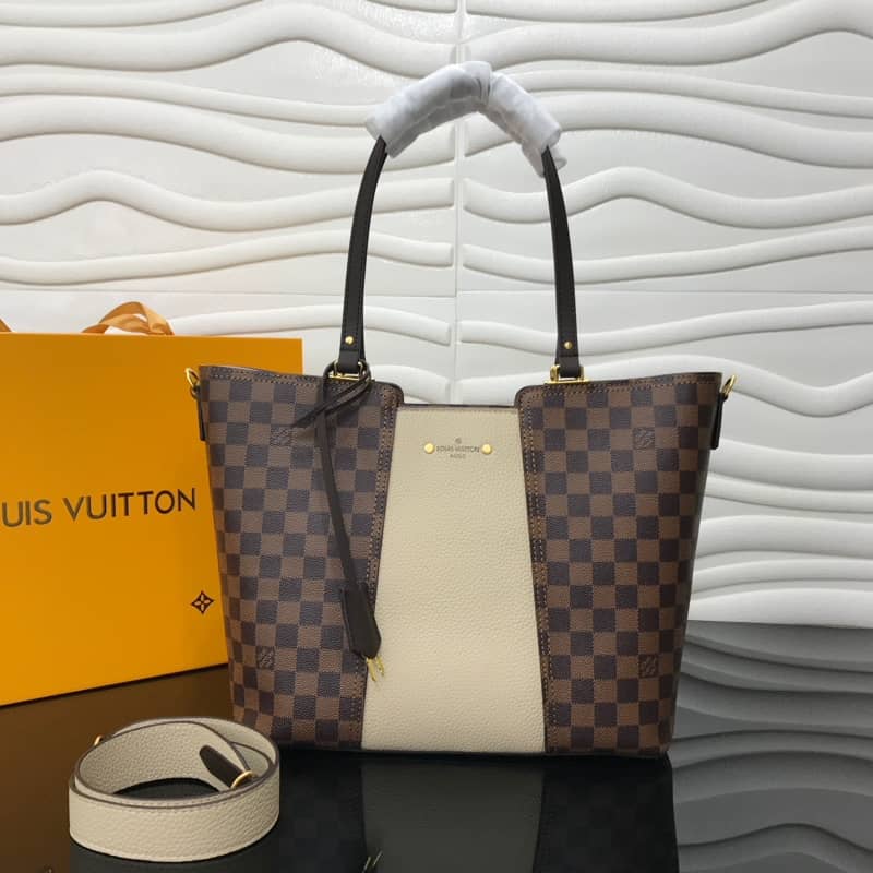 Louis Vuitton Jersey Damier Ebene Canvas Magnolia Beige Bag Replica N44041 - DEEPREPS