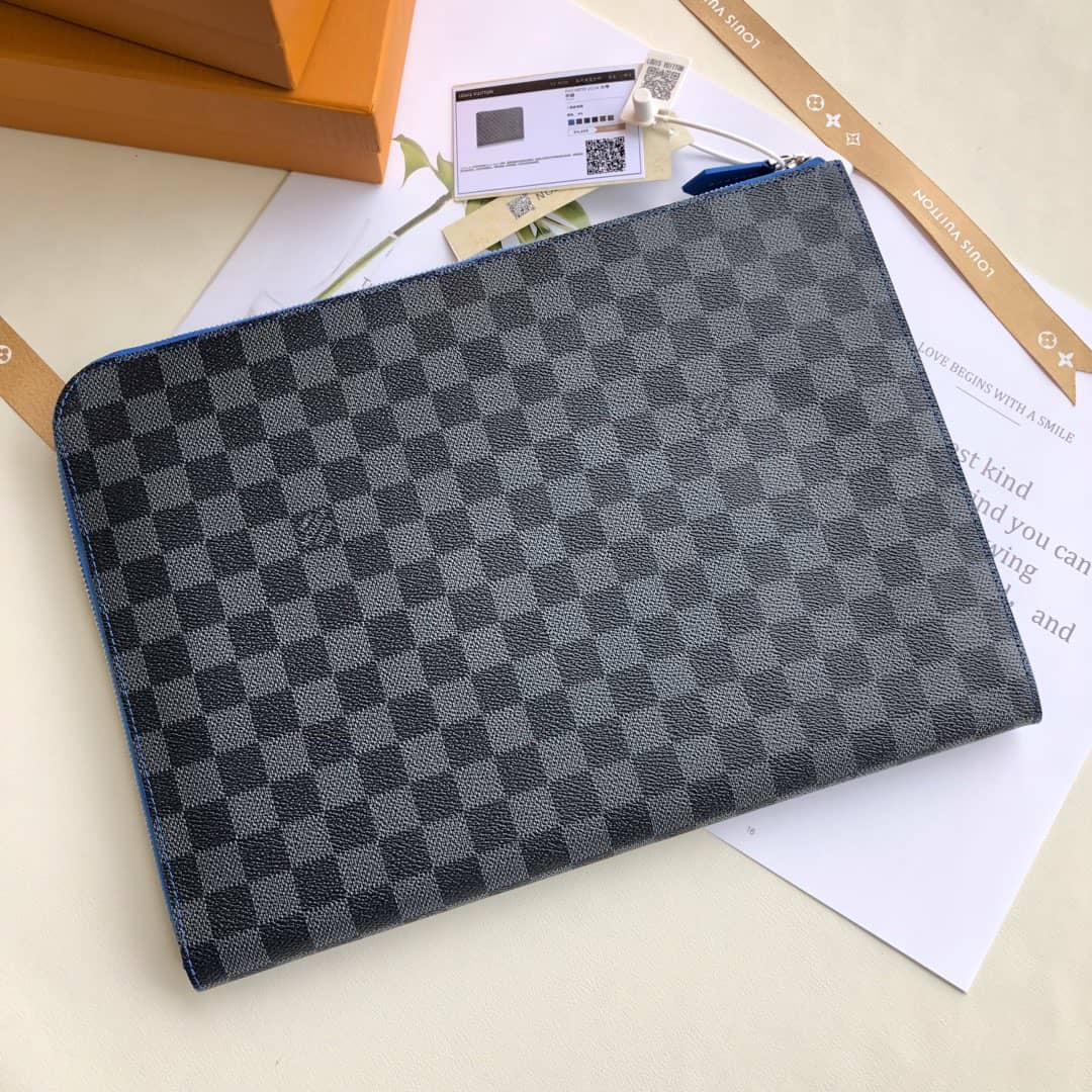 Louis Vuitton Pochette Jour PM Damier Graphite Bag Replica N64032 - DEEPREPS