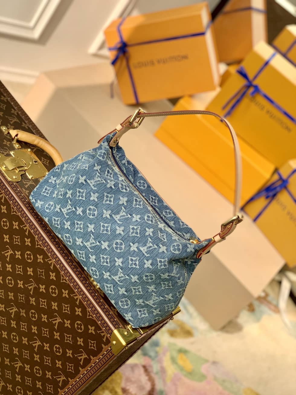 Louis Vuitton Denim Vintage M44464 Replica Shoulder Bag - DEEPREPS