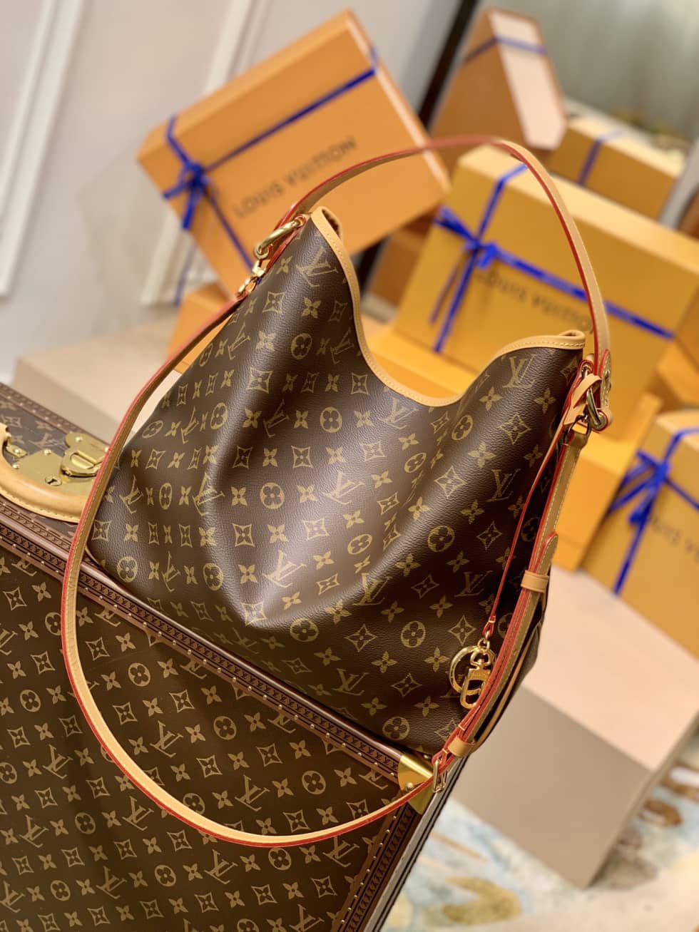Louis Vuitton Delightful MM Monogram M50156 Replica Shoulder Bag - DEEPREPS
