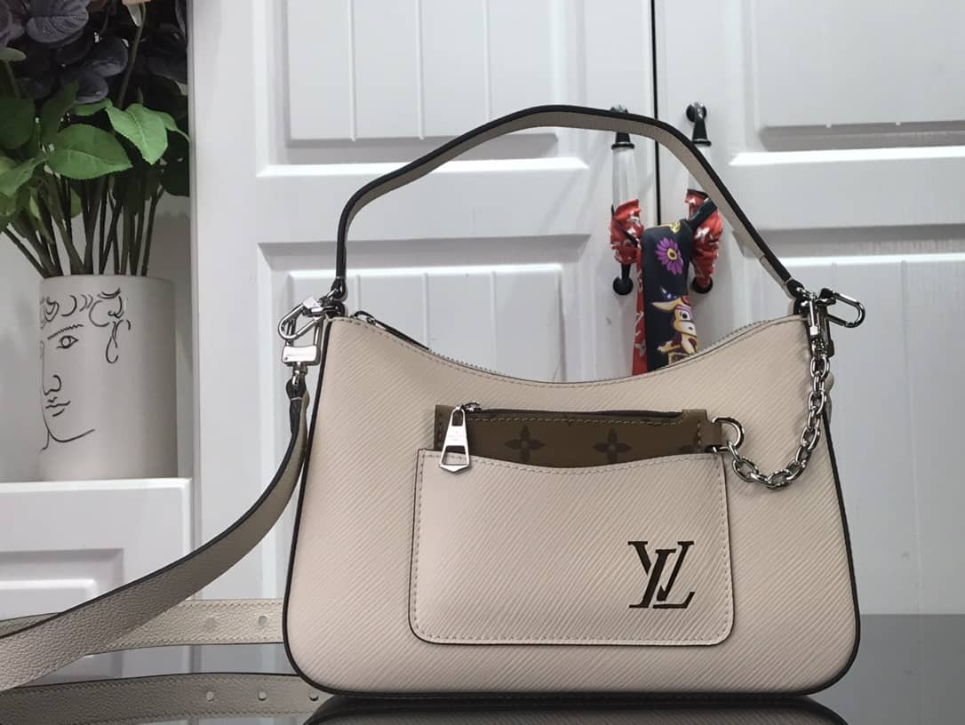 Louis Vuitton Marelle Epi Leather Replica Bag Beige M80688 - DEEPREPS
