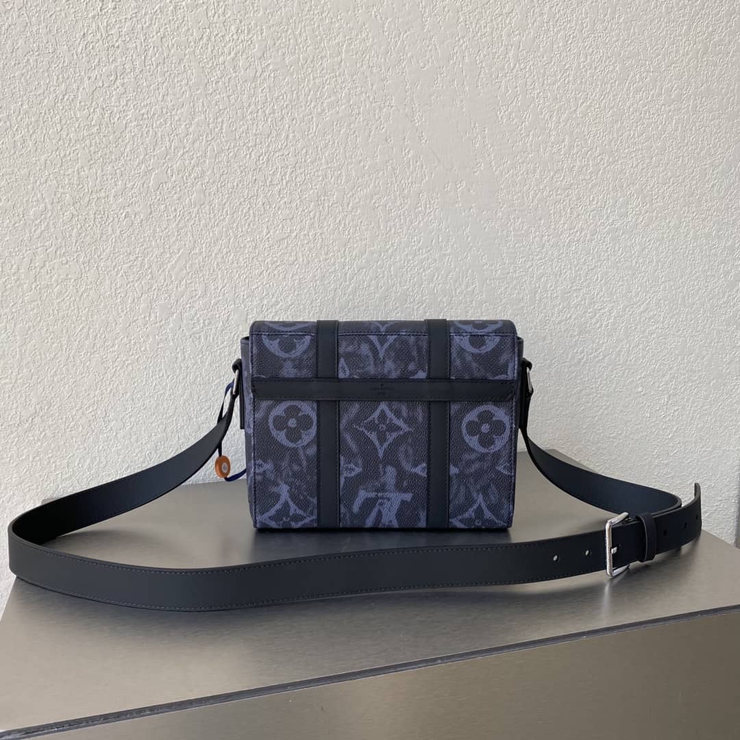 Louis Vuitton Trunk Monogram Messenger Bag Replica Blue M57282 - DEEPREPS