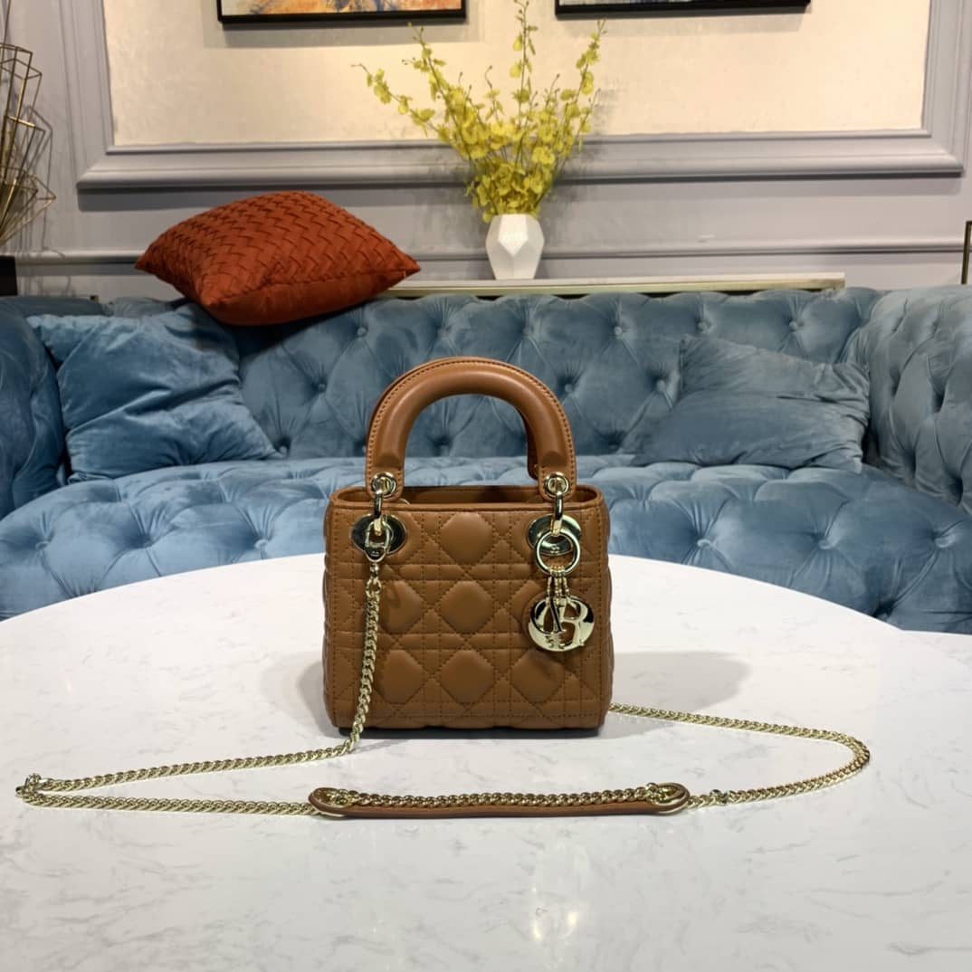 Christian Dior Lady Dior 17CM Replica Bag - DEEPREPS