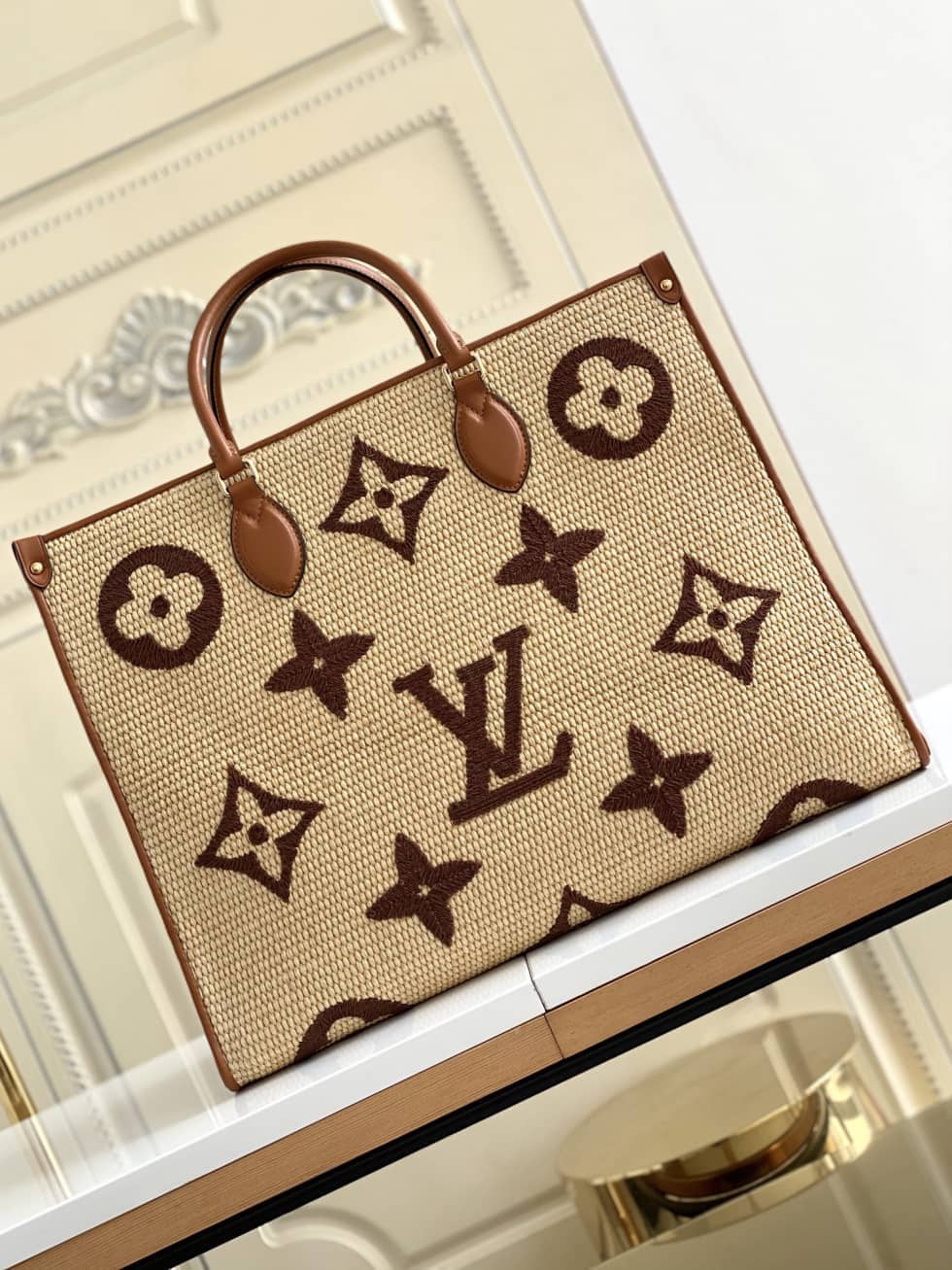 Louis Vuitton OnTheGo Monogram Giant Raffia Tote - DEEPREPS