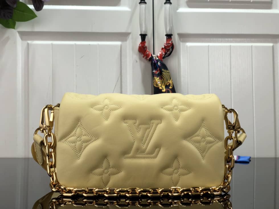 Louis Vuitton Wallet On Strap Bubblegram Yellow M81399 Replica - DEEPREPS