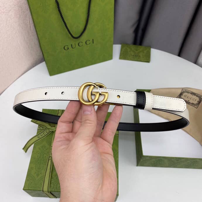 Fashion Gucci Classic AAA+ Belt 20mm For Lady - DEEPREPS
