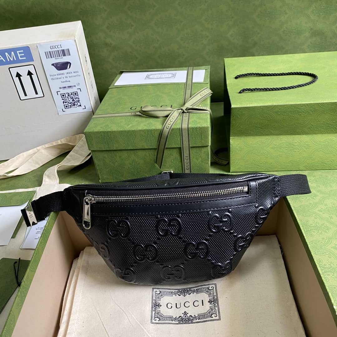 Gucci GG Embossed Belt Bag Replica 658582 - DEEPREPS