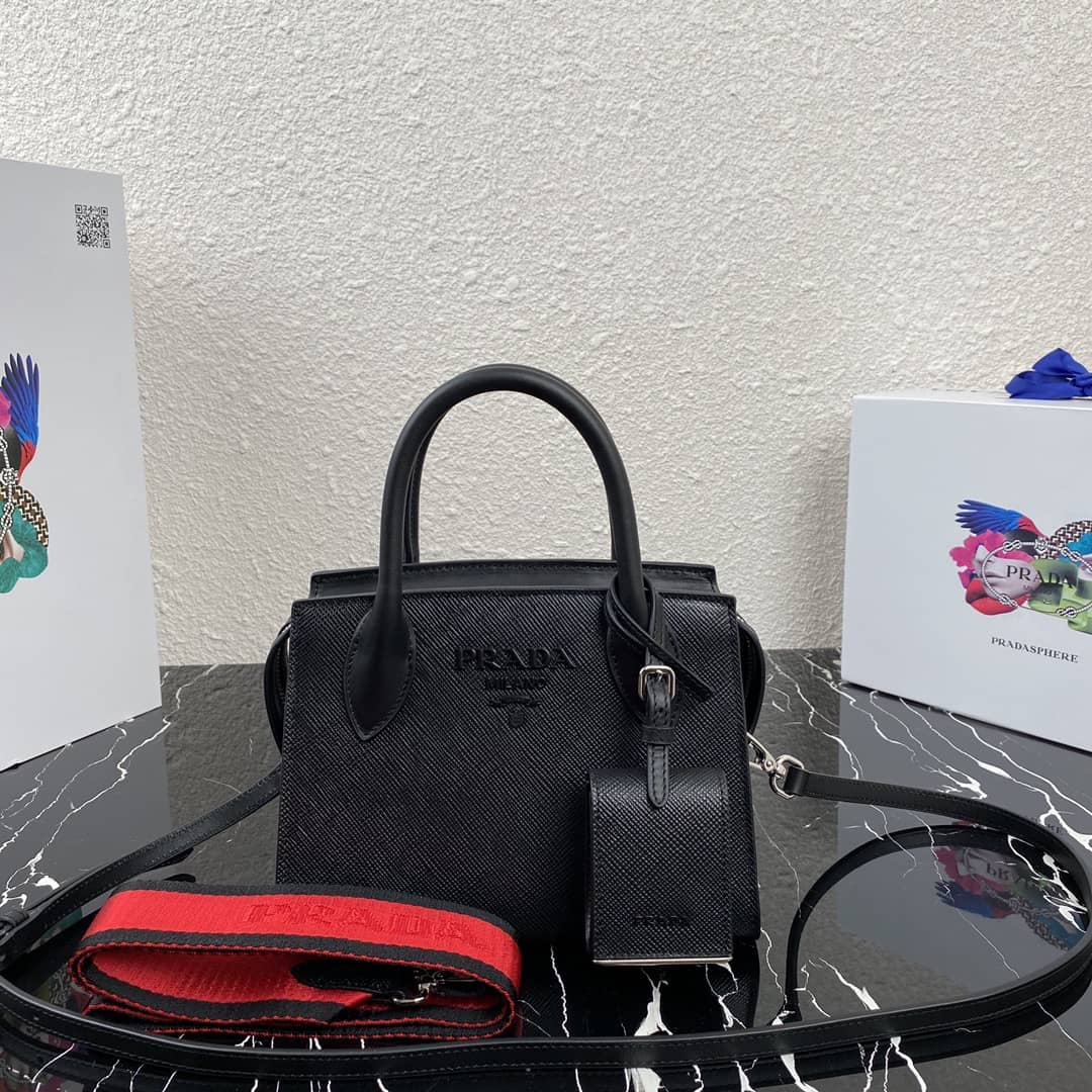 Prada Saffiano Leather Monochrome Replica Bag - DEEPREPS