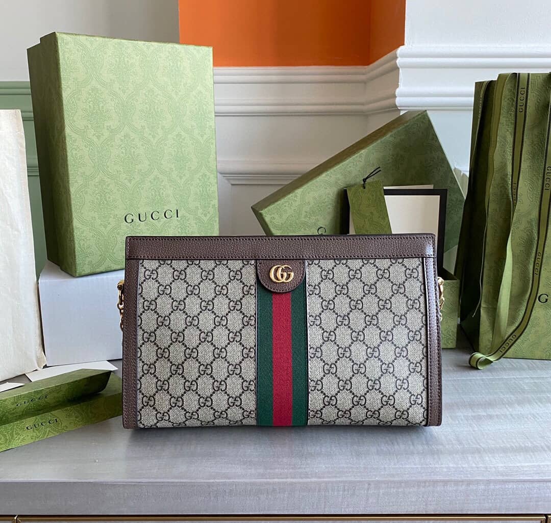 Gucci GG Supreme Chain Shoulder Bag Replica 503876 - DEEPREPS