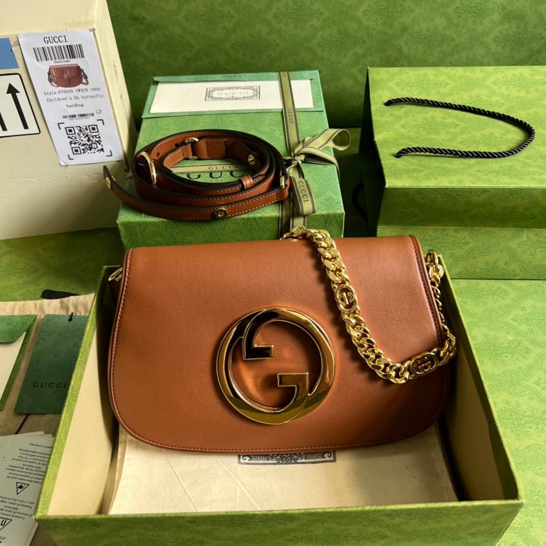 Gucci Blondie 699268 Shoulder Bag Brown Replica - DEEPREPS