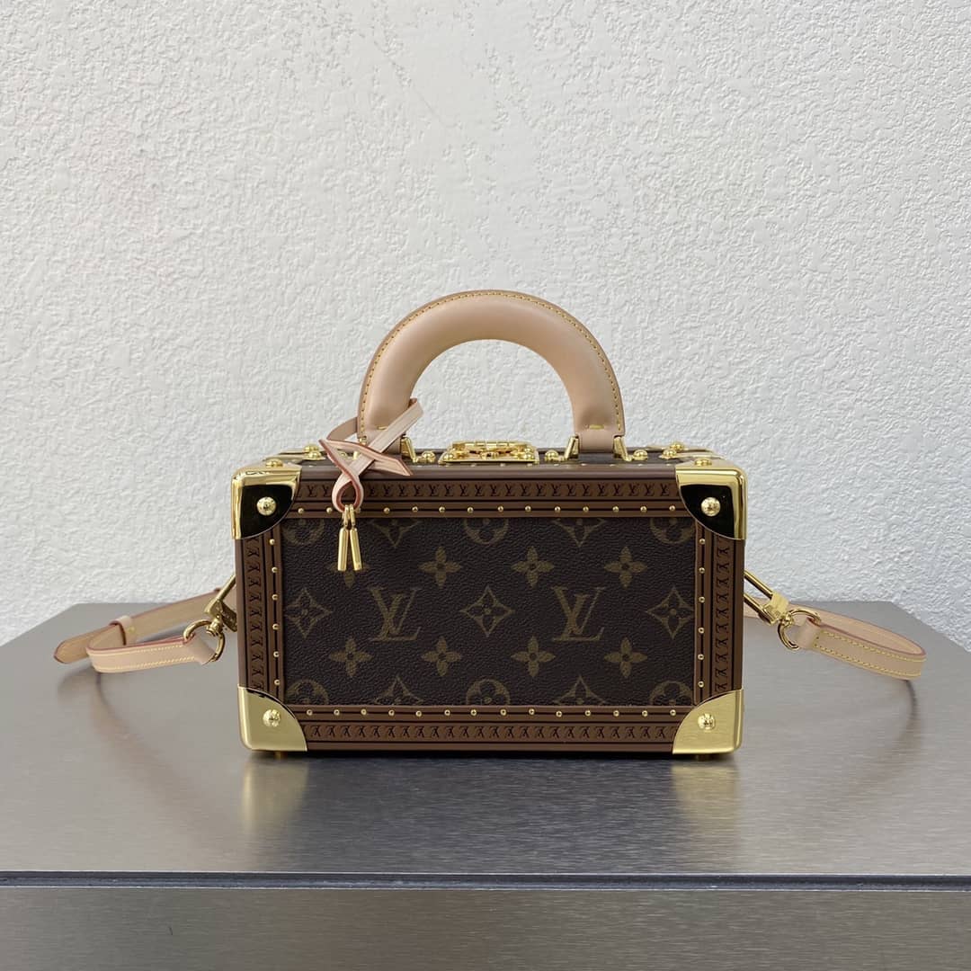 Louis Vuitton Monogram Canvas Cruise Trunk Box Replica 40672M - DEEPREPS