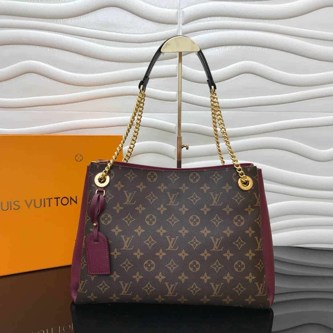 Louis Vuitton Surene MM Monogram Chain Shoulder Bag Replica Purple M43772 - DEEPREPS