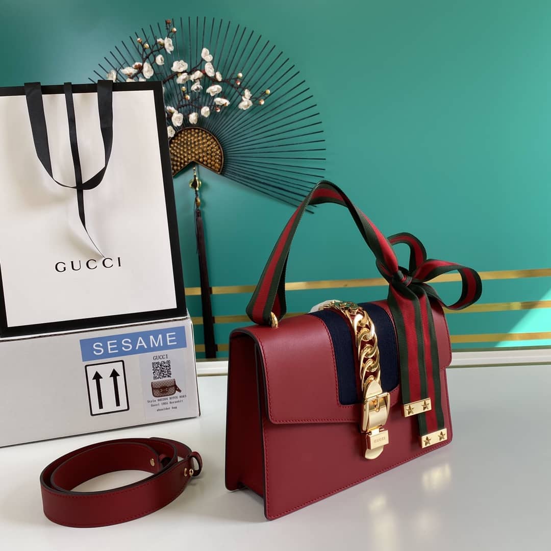 Gucci Sylvie Small Shoulder Bag Replica 421882 - DEEPREPS