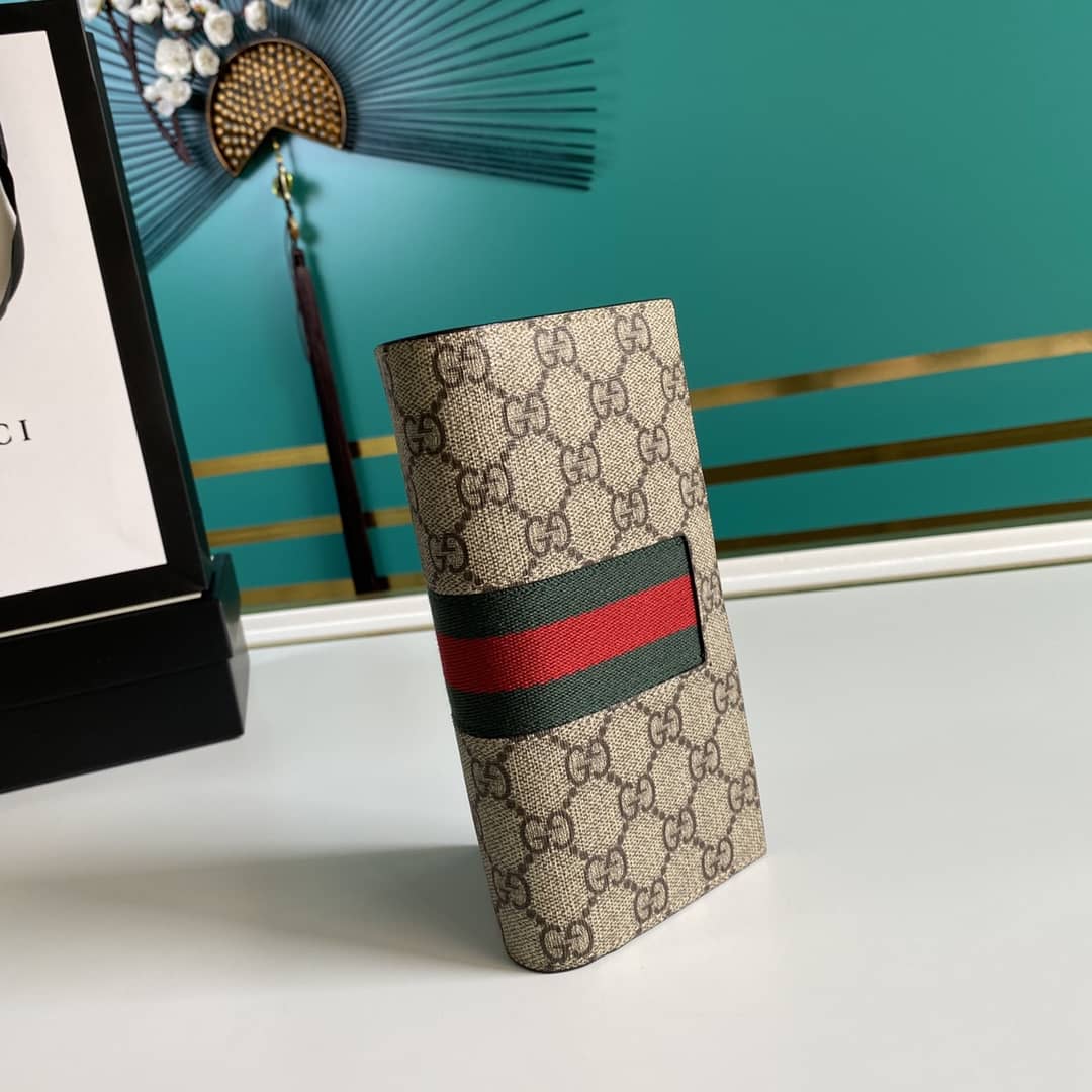 Gucci Bill PVC Leather Long Wallet Replica 408836 - DEEPREPS
