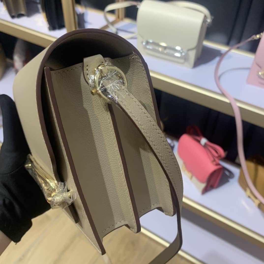 Hermes Roulis Mini Sac Evercolor Calfskin Leather Crossbody Bag - DEEPREPS