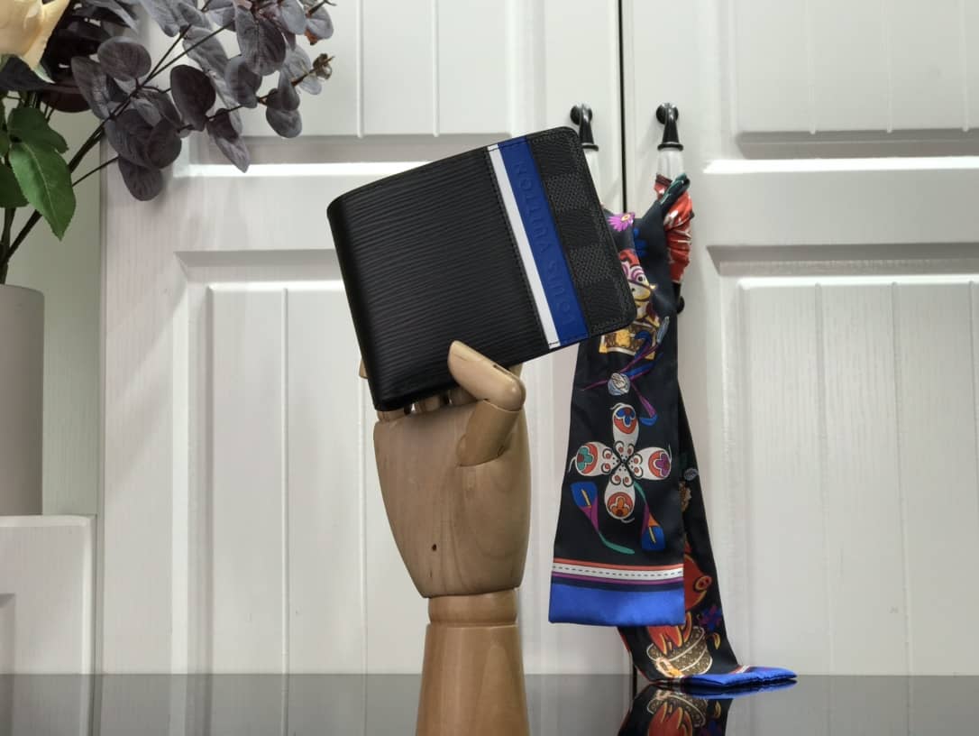 Louis Vuitton Epi Damier Graphite Multiple Replica Wallet Black M69538 - DEEPREPS