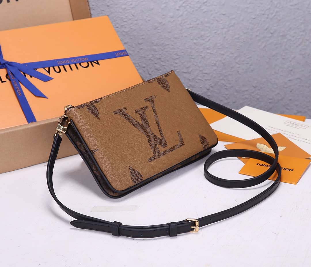 Louis Vuitton Pochette Double Zip Monogram Replica Bag M69203 - DEEPREPS