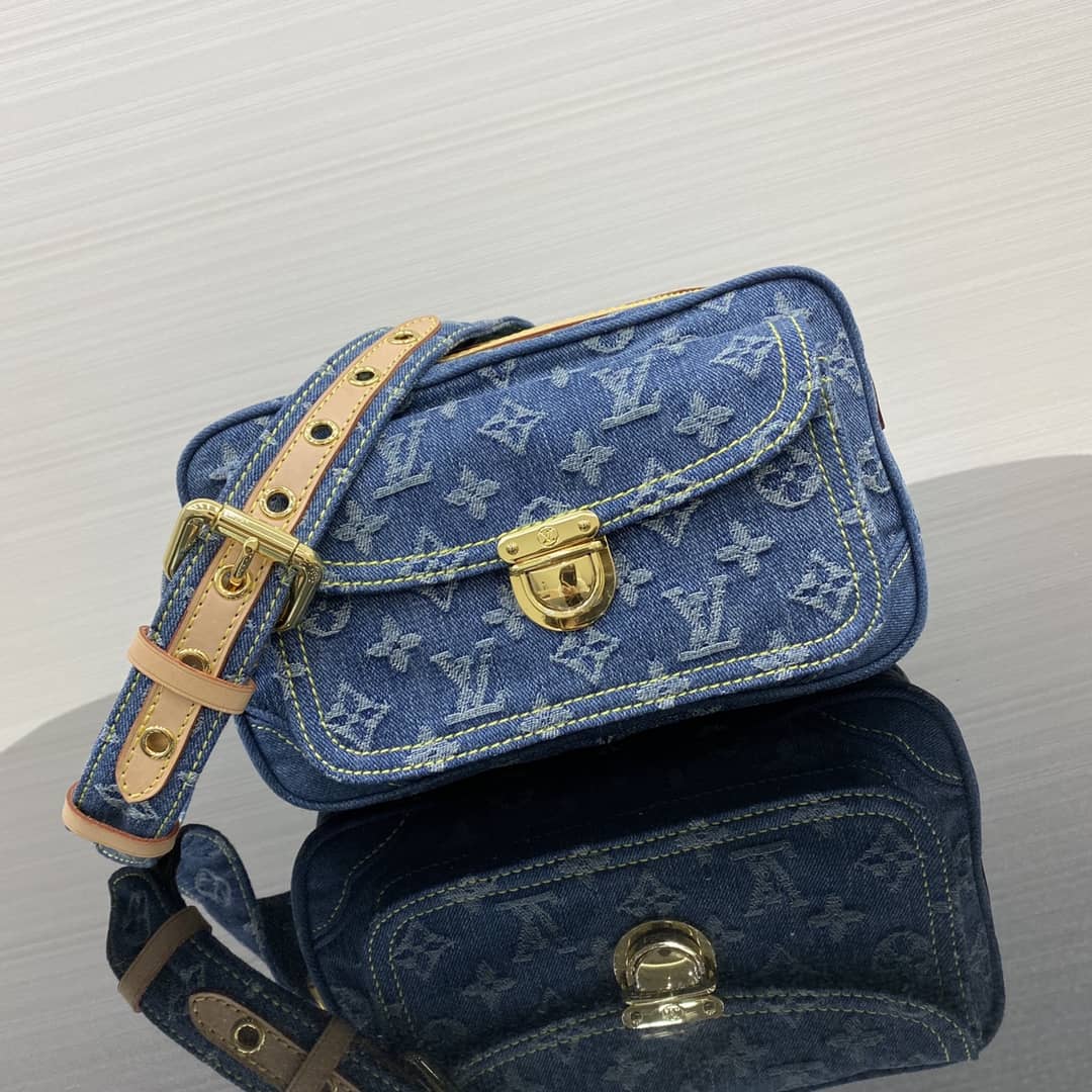 LV Bum Bag Dupe Monogram Denim M44466 - DEEPREPS