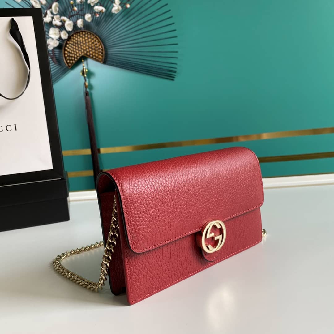 Gucci Interlocking Crossbody Bag Chain Wallet Replica 510314 - DEEPREPS