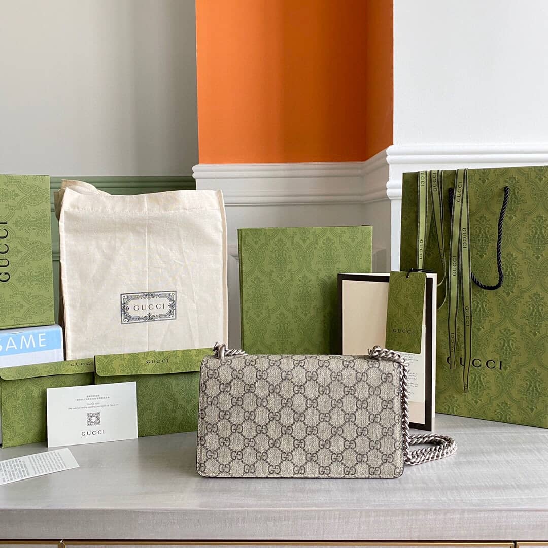 Gucci GG Dionysus Small Shoulder Bag Replica Brown 499623 - DEEPREPS