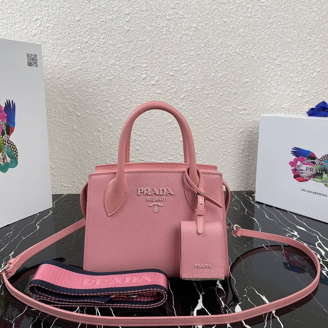 Prada Saffiano Leather Monochrome Replica Bag - DEEPREPS