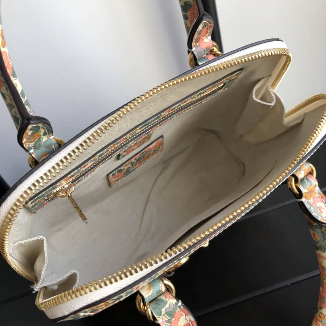 Gucci GG Horsebit 1955 Small Top Handle Printing Replica Bag 621220 - DEEPREPS
