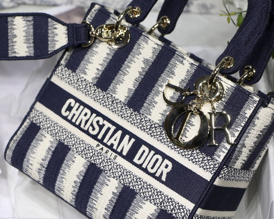 Lady Dior Dupe 24CM Paisley Embroidery Lady D-Lite - DEEPREPS