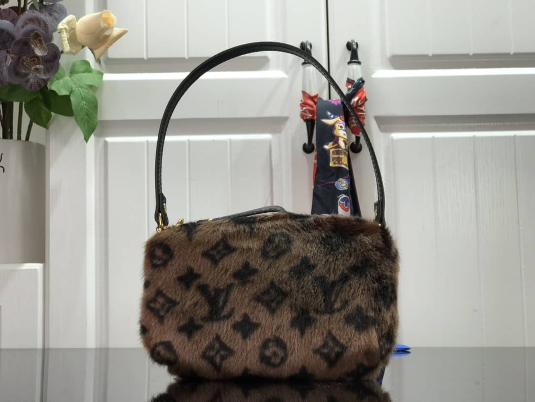 Louis Vuitton Mink Monogram Vision Milla PM Replica Pochette - DEEPREPS